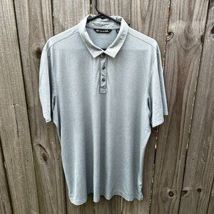 Travis Mathew XXL Grey Polo Pima Cotton Golf Super Soft